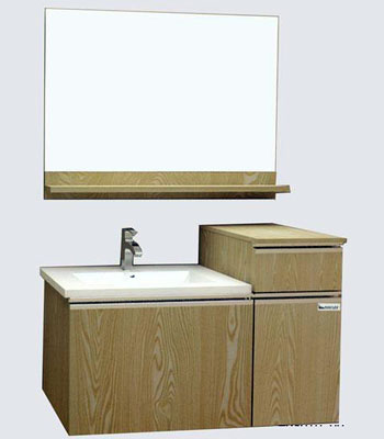 Bộ tủ chậu phòng tắm chất liệu nhựa PVC Bross 2010