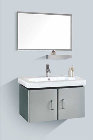 Bộ tủ chậu phòng tắm inox 304 cao cấp Gorlde GD 520