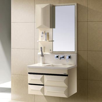 Bộ tủ chậu phòng tắm nhựa PVC cao cấp FaSheng 607